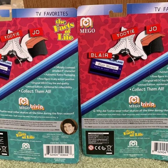 2  2018 Mego The Facts of Life 8" Tootie Ramsey Action Figure MOC 1 / 10,000 Lot - Picture 2 of 2